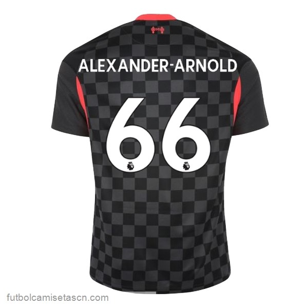 Camiseta Liverpool NO.66 Arnold 3ª 2020/21 Negro